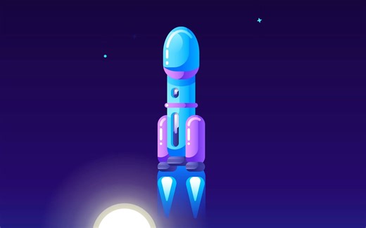 太意外了！居然用PPT模拟出了火箭发射动画（附源文件）~【日常开眼】