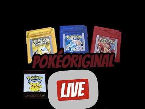 Playing Pokémon Classic Yellow version - Gameboy Color
