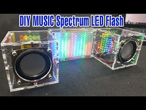 Assembling Music Spectrum Led Flash and Amplifier Speaker | P1