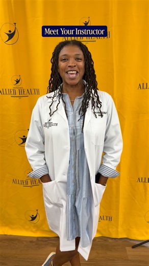 ✨ Meet Your Instructor: Mrs. LaKisha Redmond ✨ Mrs. Lakisha Redmond is our Medical Assistant and Phlebotomy Instructor, bringing both textbook knowledge and hands on training into the classroom. She believes students should understand the why behind the skill just as much as the skill itself. Her advice to every student is simple and powerful. Think about what you want and keep your end goal in mind. Put your head down. Stay focused. Take charge of your life. Mrs. Kisha is always here to support