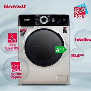 2.2K views · 300 reactions | على خاطرها Economique، Intelligente و فيها Option Vapeur إلّي تسهّل عليك غسيل الحوايج أختار La machine à Laver Brandt BAM102QVSBL殺 #ecoinventer #intellect #optionvapeur #modernhome #economiedenergie #machineàlaver #intelligente #لكل_يوم | Brandt | Facebook