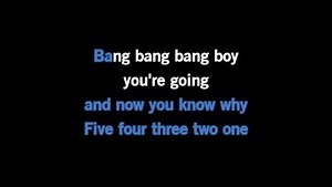 Karaoke Bang Bang Bang - Christina Perri - CDG, MP4, KFN - Karaoke Version