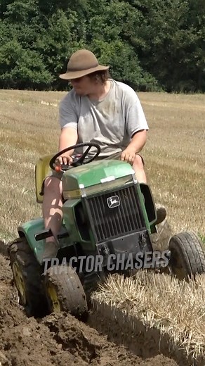 229K views · 2.7K reactions | Plowing with John Deere 300 lawn tractor! | Tractor Chasers | Facebook
