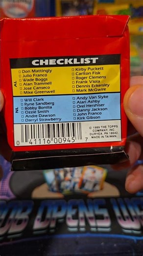 1989 Double Header pacl opening