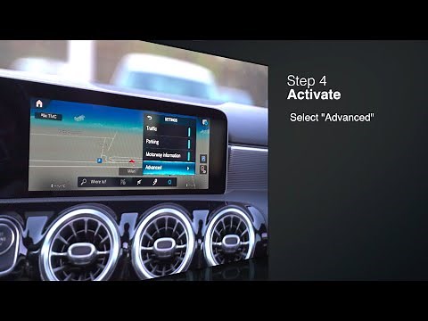 TUTORIAL English - Speed Cameras and Tutors for Mercedes MBUX Navigation System