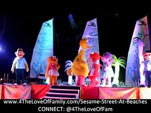 Big Bird's Beach Party Stage Show At Beaches Resorts
