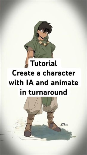Turnaround character animation