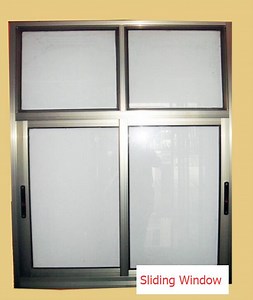 [Hot Item] Cheap Aluminum Sliding Glass Window Metal Window with Fly Screen Spring Lock