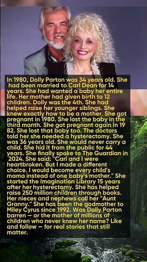 At 78, Dolly Parton Finally Told The Truth About Why She Never Had Children…