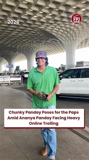 #chunkypanday Faces Paps Head-On Amid #ananyapanday 's 'Nepo Natyam' Trolling!