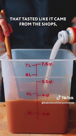 The secret to the best milk tea is... coffee mate?! #tea #milktea #boba #fyp #babish