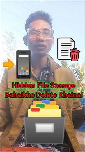 Mobile O Huijak Secret File 🗃️ How To Delete Hidden File 🧑‍💻