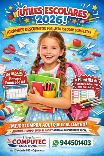 Utiles escolares. | CompuTec Solutions
