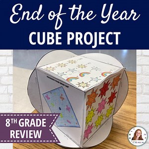 No Prep Multi-Day 8th Grade Review Math End of the Year Project