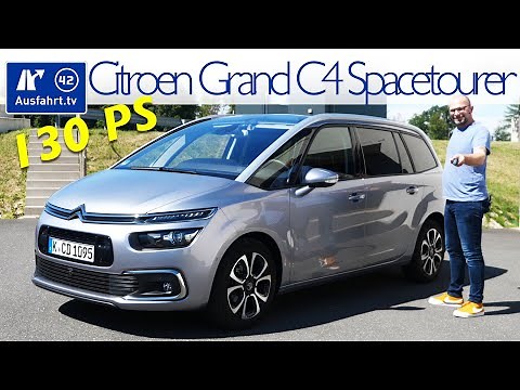 2020 Citroen Grand C4 Spacetourer Puretech 130 Shine Buyer's Guide, Test German, Review, Driving ...