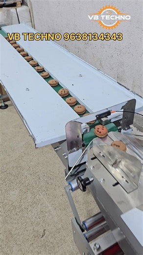 Flow Wrap Machine For Cookies Packing