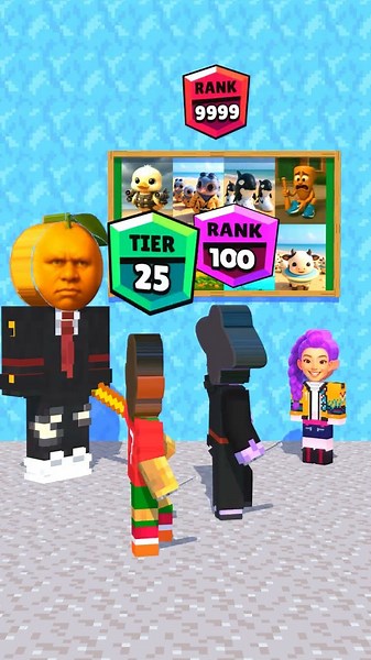 Endless Singing Challenge—Ronaldo, Jinu & Rumi Battle It Out! 🎤🔥 #minecraft