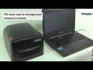 GoDEX GE300 Asset Tagging in Action – Fixed Assets Management Demo | McAuley Labels