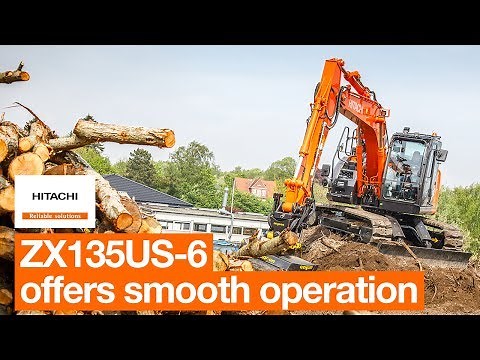 Hitachi ZX135US-6 offers smooth operation in Denmark