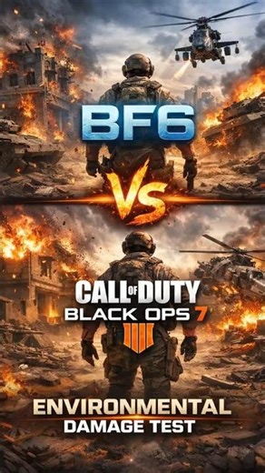 BF6 vs Black Ops 7 – Environmental Damage Test