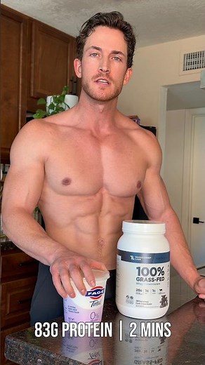How To Crush Your Protein Goal In 2 Minutes (Chocolate peanut butter bowl🔥)