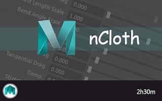Maya ncloth布料系统教学基础篇