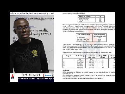 KASNEB CPA AFM BLOCK REVISIONS - WMCC BREAKPOINT