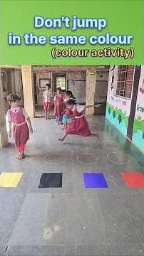 Don't jump in the same colour | Innovative Ideas |Colour activity #indoorgames #games #concentration