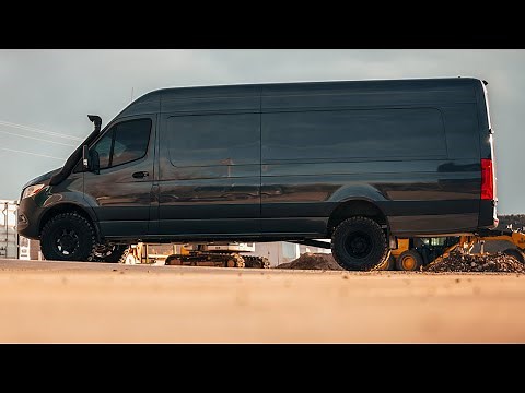 Fitting 295's on our 2 wheel drive Sprinter 3500 dually!