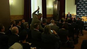 Protesters escorted out after heckling Peter Dutton during foreign policy speech