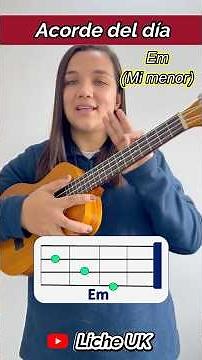 Em (E minor) chord on ukulele 🎸