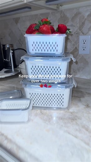 Fruit and vegetable containers and organizers #foodcontentcreator #fruitcontainer #foodorganizer #Tupperware