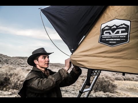 A REVIEW OF OUR CVT MT RAINIER ROOFTOP TENT AND TRAILER // EFRT GEAR REVIEWS