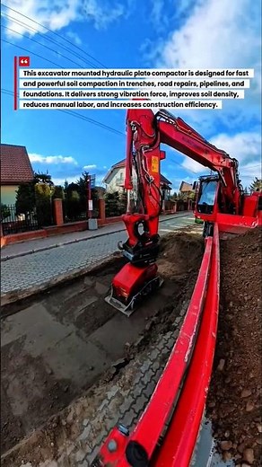 EXTREME Excavator Plate Compactor | Powerful Hydraulic Trench Compaction Attachment
