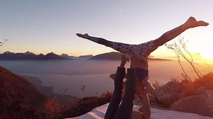 135K views · 1.4K reactions | "L' acroyoga en un mot: UNION" Estelle Esprits Outdoor Prenons deux minutes de zénitude plein les yeux... Spot: Mont Veyrier, Lac d'Annecy. More images: Like Seb Montaz Studio "One word to describe acroyoga: Union" Estelle. Let's take 2 minutes of Zen attitude. | Seb Montaz Studio | Facebook