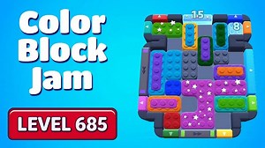 Color Block Jam Level 685 Solution Walkthrough