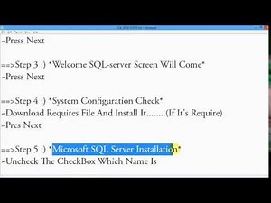How To Install SQL Server 2005