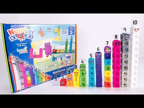 Let's Build Numberblocks Mathlink Cubes 1-10