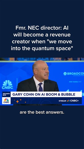 27K views · 131 reactions | IBM vice chair and former NEC director Gary Cohn said Wednesday "when we get into the quantum space, AI will go from the cost saver to the revenue creator" because the models will then be able to actually think instead of only doing what they were trained to do. Watch the full interview: cnb.cx/48OdhWw | CNBC | Facebook
