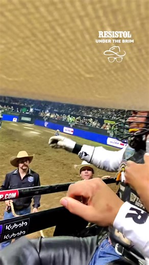 Could you handle the most dangerous spot in bull riding? Turn the sound UP 🔊and experience it from Under The Brim Presented by Resistol. | Arizona Ridge Riders