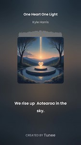 Aotearoa Hip Hop, heavy 808 bass, punchy NZ drums, wah-style synth, haka stomps, uplifting, street-proud, summer vibe, fast-paced, confident Māori male rap, melodic Māori female vocals, call-and-response adlibs, modern polished production.the song is. Rise Up Aotearoa not one heart one light.. | Kyle Harris