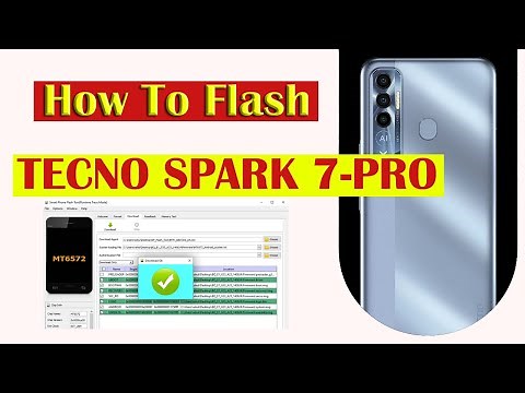 How To Flash Tecno Spark 7 Pro KF8 Install Official ROM Dead Repair With Free Sp Flash Tool