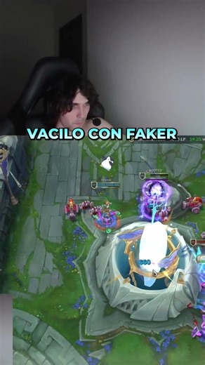 VACILANDO CON FAKER #leagueoflegends #lol #twitch