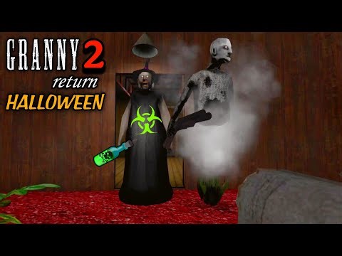 Granny 2 Return - Granny Throws toxic liquid!! [Halloween costume]