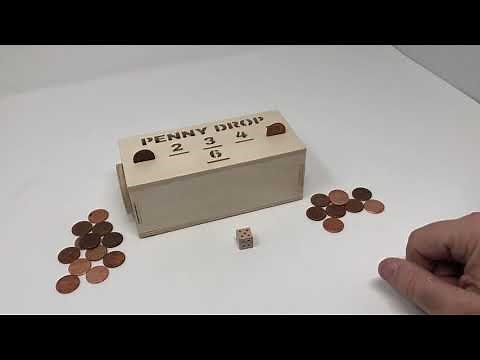Penny Drop Game Scroll Saw Pattern