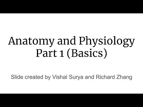 Science Olympiad Anatomy and Physiology: the Basics