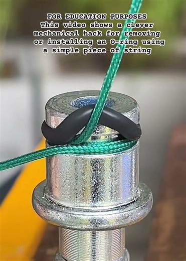 O-Ring Removal Trick #MechanicHacks #DIY #Tools #LifeHacks #Engineering #WorkshopTips #Maintenance