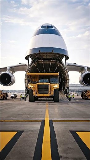 Colossal Cargo Aircraft Loading a Giant Mining Dump Truck 🤯✈️🚛 | Extreme Airlift Operation