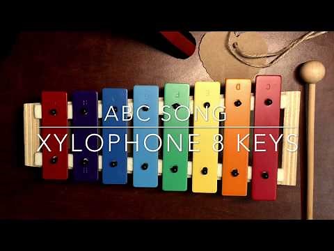 How to play ABC song on xylophone 8 keys!