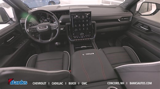 Master the wild without compromise in the 2025 GMC Yukon AT4 Ultimate, the apex of off-road capability and exclusive refinement. Exclusive Vader Chrome accents define its exterior, while the Air Ride Adaptive Suspension and full-grain leather massaging seats conquer any journey in absolute comfort. Unleash the standard 6.2L V8, channeled through an Active Response 4WD system for ultimate traction and control. https://www.banksautos.com/full-size-suvs/ #GMC #Yukon #AT4Ultimate #RuggedLuxury #2025